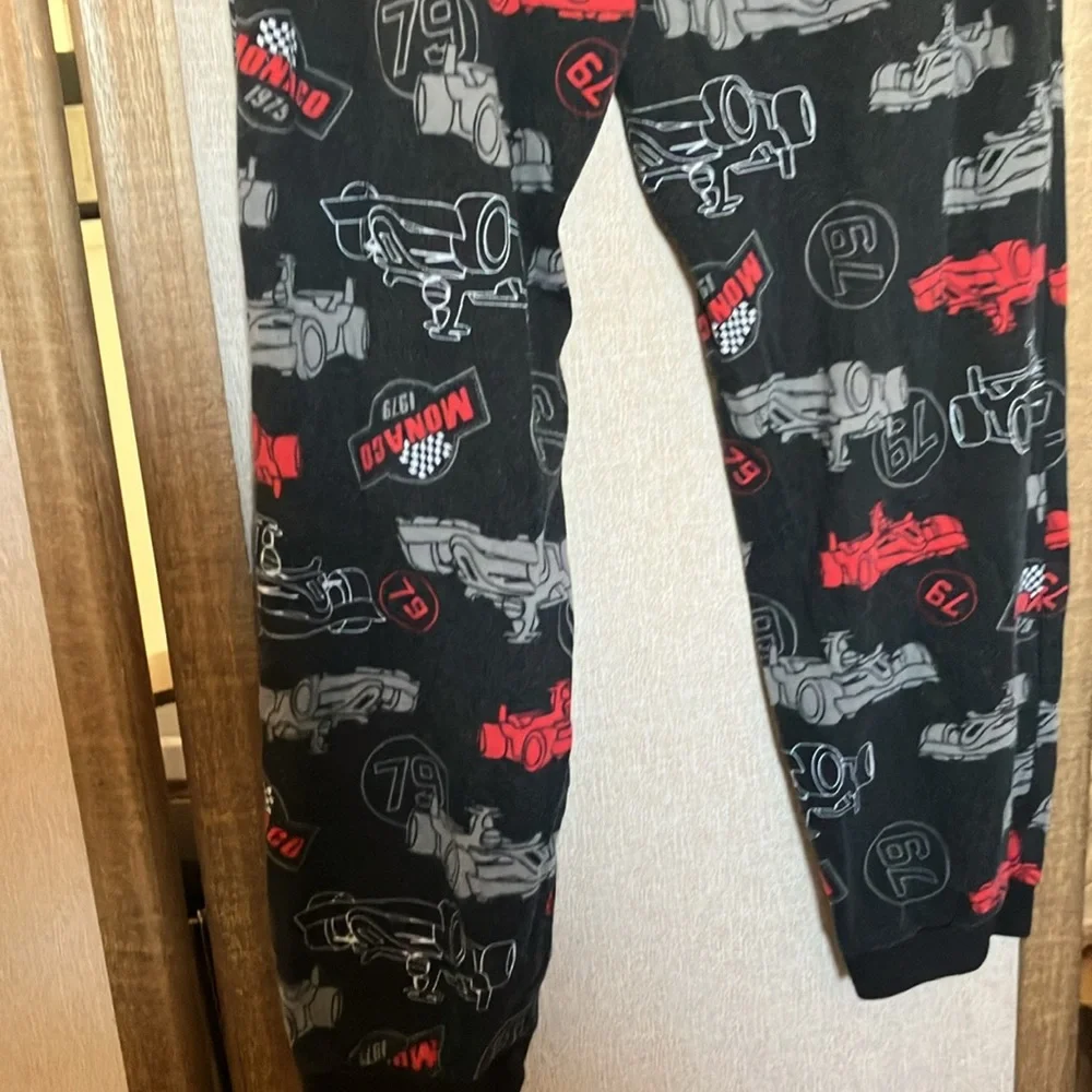 Children’s Black and Red Graphic sleep bottoms 12